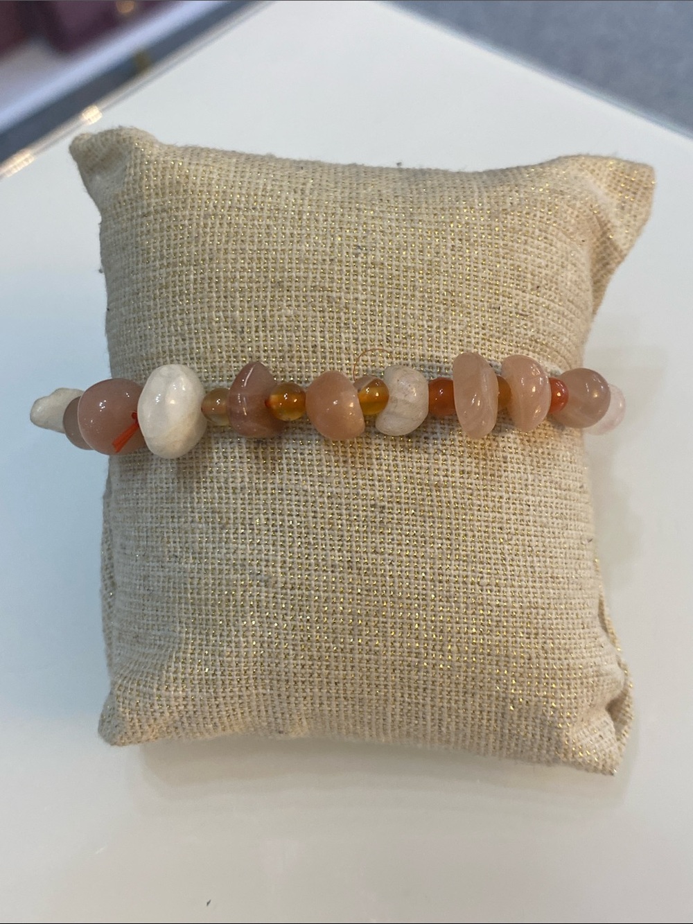 Stretchy stone bracelet